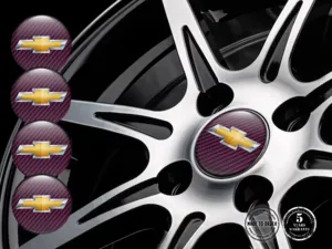 Chevrolet  Adesivo Silicone Logo Decalcomania Ruota Lusso X